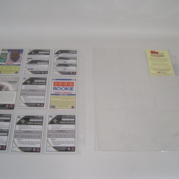 Lot of 10 New Orleans Saints NFL Player Cards - Picture 2 of 12